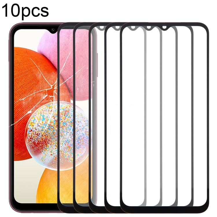 10pcs Front Screen Outer Glass Lens with OCA Optically Clear Adhesive, For Samsung Galaxy F15 SM-E156B, For Samsung Galaxy A15 5G SM-A156B, For Samsung Galaxy A55 SM-A556B, For Samsung Galaxy A35 SM-A356B, For Samsung Galaxy S24+ SM-S926B