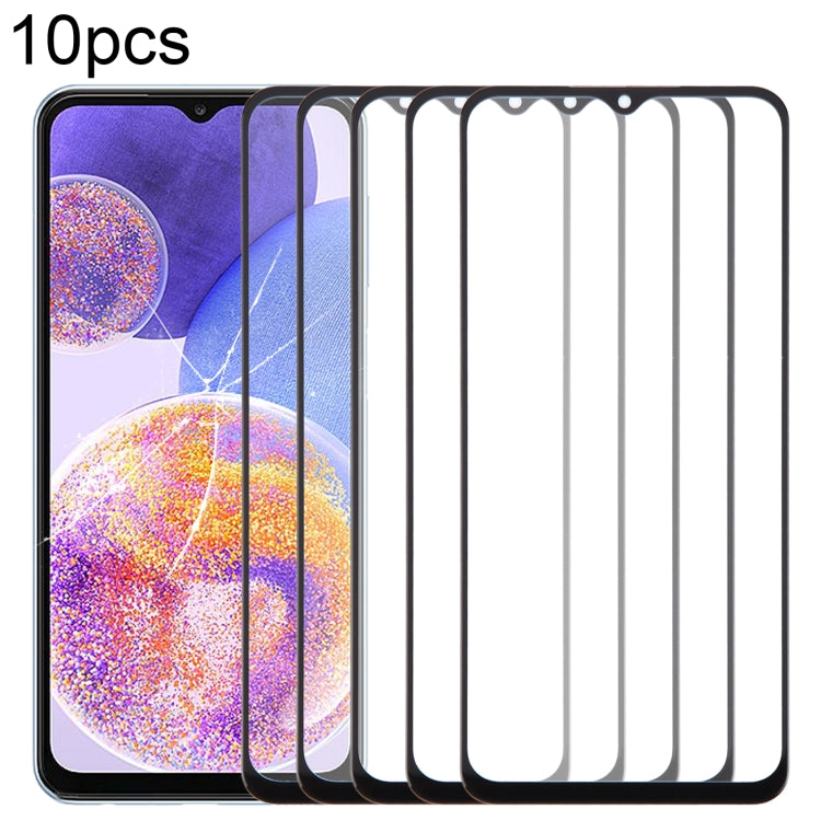 10pcs Front Screen Outer Glass Lens with OCA Optically Clear Adhesive, For Samsung Galaxy F15 SM-E156B, For Samsung Galaxy A15 5G SM-A156B, For Samsung Galaxy A55 SM-A556B, For Samsung Galaxy A35 SM-A356B, For Samsung Galaxy S24+ SM-S926B