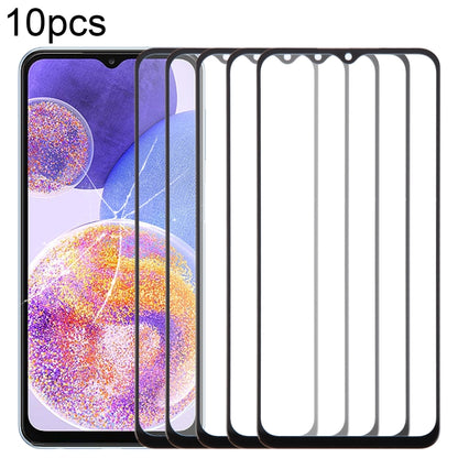 10pcs Front Screen Outer Glass Lens with OCA Optically Clear Adhesive, For Samsung Galaxy F15 SM-E156B, For Samsung Galaxy A15 5G SM-A156B, For Samsung Galaxy A55 SM-A556B, For Samsung Galaxy A35 SM-A356B, For Samsung Galaxy S24+ SM-S926B