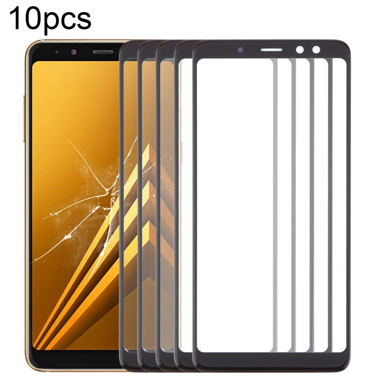 10pcs Front Screen Outer Glass Lens with OCA Optically Clear Adhesive, For Samsung Galaxy F15 SM-E156B, For Samsung Galaxy A15 5G SM-A156B, For Samsung Galaxy A55 SM-A556B, For Samsung Galaxy A35 SM-A356B, For Samsung Galaxy S24+ SM-S926B