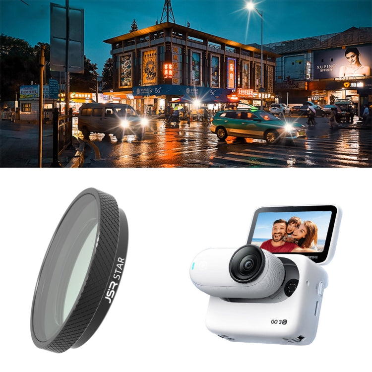 For Insta360 GO 3S JUNESTAR Camera Lens Filter, MCUV, CPL, ND8, ND16, ND32, ND64, NIGHT, STAR, Adjustable CPL, 2 in 1 UV, 3 in 1 UV, 3 in 1 CPL ND8-16, 4 in 1 NDPL, 4 in 1 ND, 6 in 1 STAR CPL ND, 6 in 1 Adjustable, 8 in 1 UV CPL ND NIGHT
