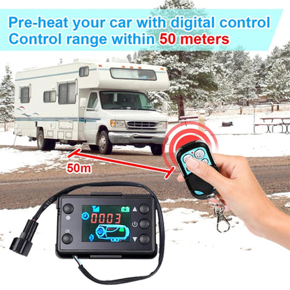 Car 12V / 24V Parking Heater LCD Monitor Switch with Remote Controller