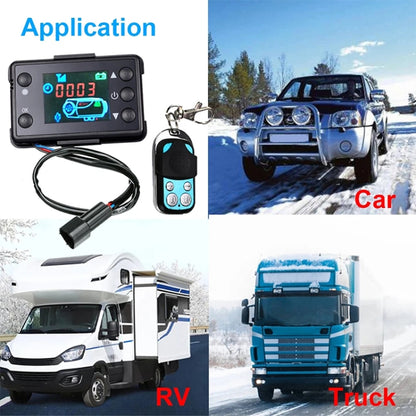 Car 12V / 24V Parking Heater LCD Monitor Switch with Remote Controller
