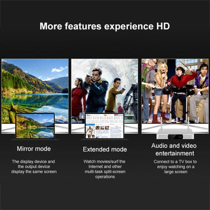 HDTV 2.0 to HDTV 4K 60Hz HD Video Transmission Signal Cable, 0.3m, 0.5m, 1m