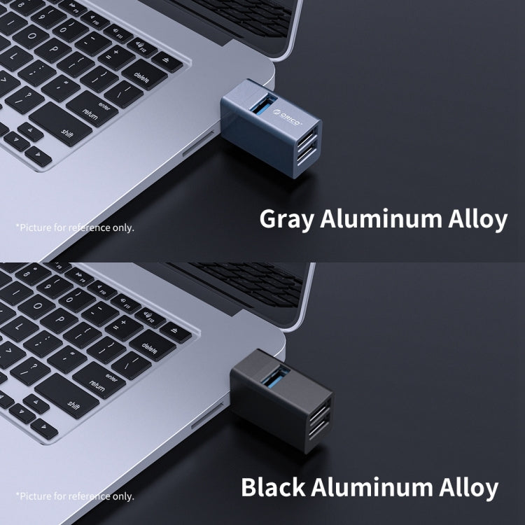 ORICO MINI-U32L 3 in 1 USB Aluminum Alloy Mini HUB Adapter, MINI-U32L