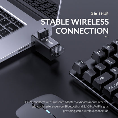 ORICO MINI-U32L 3 in 1 USB Aluminum Alloy Mini HUB Adapter, MINI-U32L