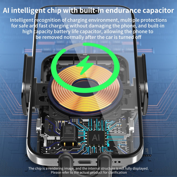 M7 Intelligent Sensing Fast Wireless Charging Car Holder, M7