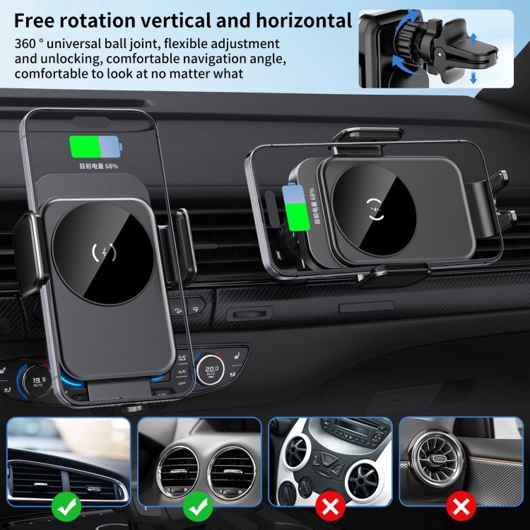M7 Intelligent Sensing Fast Wireless Charging Car Holder, M7