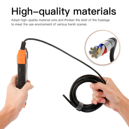 T20 4.3 inch IPS Screen 8mm Single Camera IP67 Waterproof Hard Cable Digital Endoscope, 1m, 2m, 3.5m, 5m, 10m