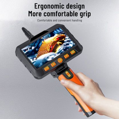 T27 5 inch IPS Color Screen 8mm Single Camera Handheld Hard Cable HD Industrial Endoscope, 1m, 2m, 3.5m, 5m, 10m
