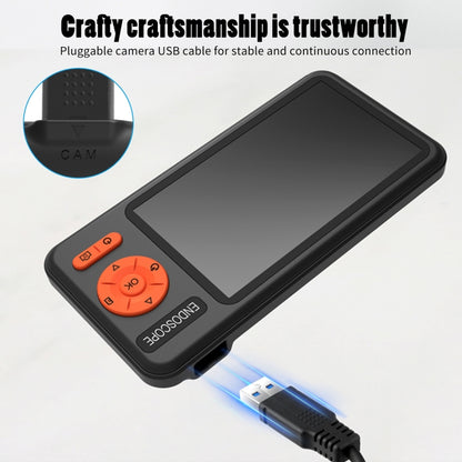 T29 5 inch IPS Screen 5.5mm Single Lens IP67 Waterproof Industrial Endoscope With Bracket, 1m, 2m, 3.5m, 5m, 10m