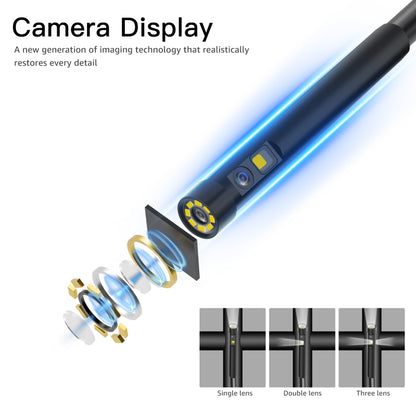 T29 5 inch IPS Screen 7.9mm Dual Lens IP67 Waterproof Industrial Endoscope With Bracket, 1m, 2m, 3.5m, 5m, 10m