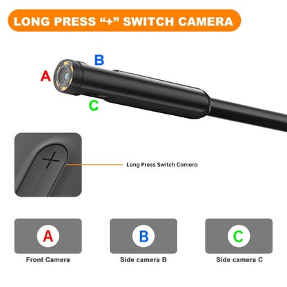 Y15 7.9mm Dual Camera WiFi Connected Hard Cable HD Industrial Endoscope, 1m, 2m, 3.5m, 5m, 10m