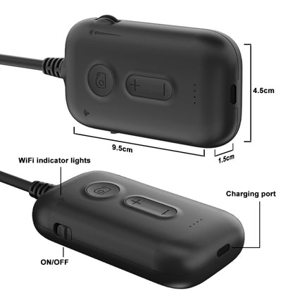 Y15 7.9mm Triple Camera WiFi Connected Hard Cable HD Industrial Endoscope, 1m, 2m, 3.5m, 5m, 10m
