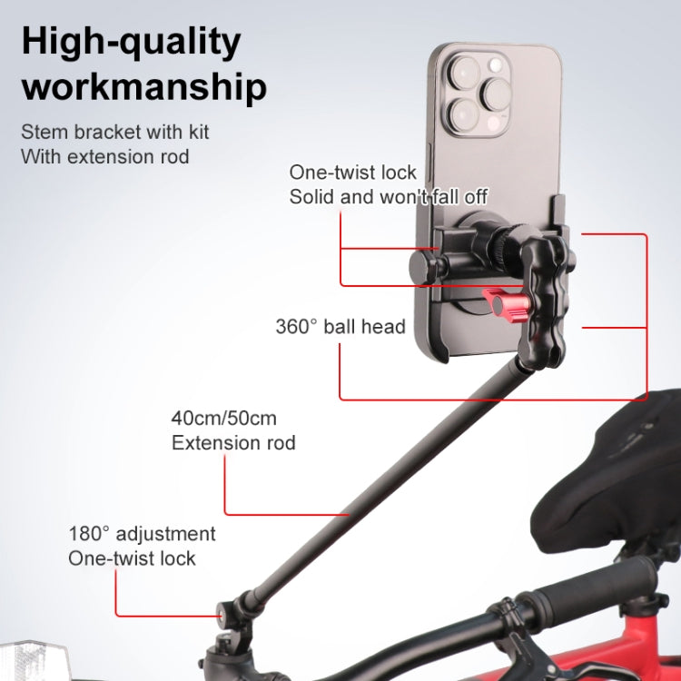 Bicycle Handlebar Holder, Pea Clip Phone Clamp Set, Pea Clip Phone Clamp 40cm Rod Set, Pea Clip Phone Clamp 50cm Rod Set, Pea Clip Adapter 40cm Rod Set, Pea Clip Adapter 50cm Rod Set, Pea Clip Adapter Set, Stem Bracket 40cm Rod Set...