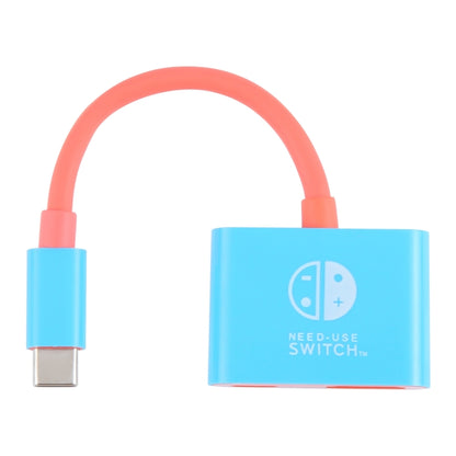 2 in 1 USB-C / Type-C to HDMI + USB-C / Type-C Video Converter for Switch / Steam, For Switch / Steam Type-C