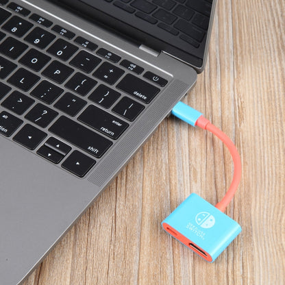 2 in 1 USB-C / Type-C to HDMI + USB-C / Type-C Video Converter for Switch / Steam, For Switch / Steam Type-C