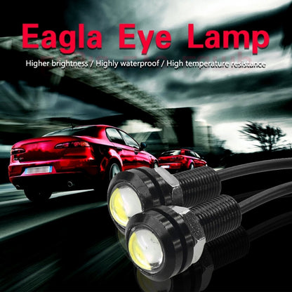 10pcs 23mm 1.5W DC12V Motorcycle Eagle Eye Light Double Lens Strobe Light, DC12V (White Light), DC12V (Red Light), DC12V (Yellow Light)