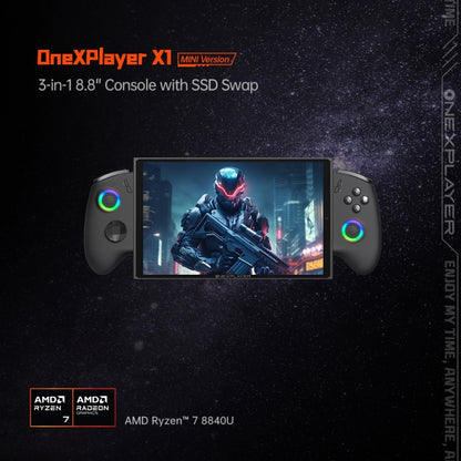 ONE-NETBOOK OneXPlayer X1 mini 8.8 inch Handheld Game Console, Windows 11 AMD Ryzen 7 8840U, 16GB+512GB, 16GB+1TB, 32GB+1TB, 32GB+2TB, 64GB+2TB