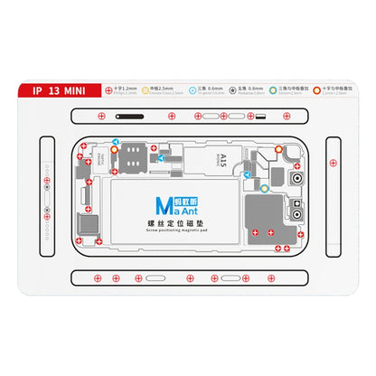 MaAnt Double-sided Screw Positioning Flexible Soft Magnetic Pad, For iPhone 15 Pro Max, For iPhone 15 Pro, For iPhone 15 Plus, For iPhone 15, For iPhone 14 Plus, For iPhone 14, For iPhone 14 Pro, For iPhone 14 Pro Max, For iPhone 13 Pro Max