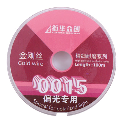 LCD Filter Polarizing Films Separation Diamond Wire, 0.015mm x 100m(For LCD Filter Films)