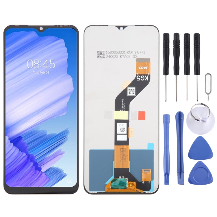 OEM LCD Screen with Digitizer Full Assembly, For Tecno Pop 9 4G, For Tecno Spark GO 2025, For Tecno Spark 30C, For Tecno Spark 20 Pro 5G KJ8, For Tecno Spark 20P, For Tecno Pova 6 Neo, For Tecno Spark 20 Pro 4G KJ6, For Tecno Spark 20C BG7n