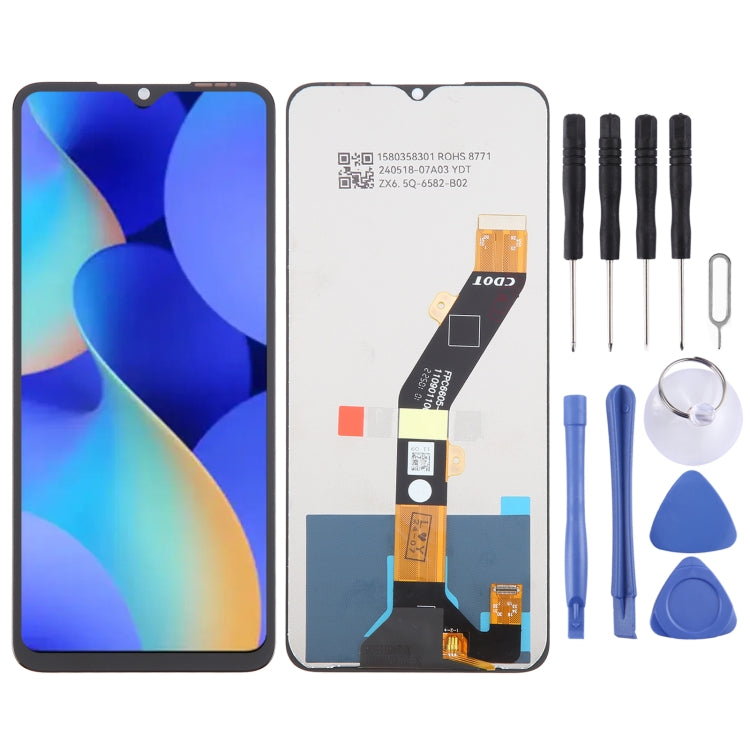 OEM LCD Screen with Digitizer Full Assembly, For Tecno Pop 9 4G, For Tecno Spark GO 2025, For Tecno Spark 30C, For Tecno Spark 20 Pro 5G KJ8, For Tecno Spark 20P, For Tecno Pova 6 Neo, For Tecno Spark 20 Pro 4G KJ6, For Tecno Spark 20C BG7n
