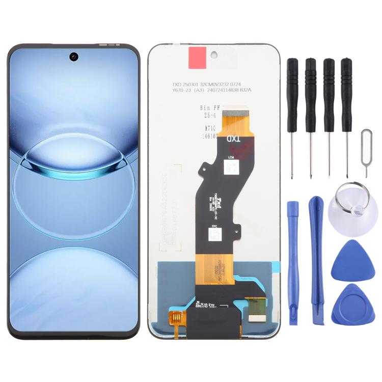 OEM LCD Screen with Digitizer Full Assembly, For Tecno Pop 9 4G, For Tecno Spark GO 2025, For Tecno Spark 30C, For Tecno Spark 20 Pro 5G KJ8, For Tecno Spark 20P, For Tecno Pova 6 Neo, For Tecno Spark 20 Pro 4G KJ6, For Tecno Spark 20C BG7n