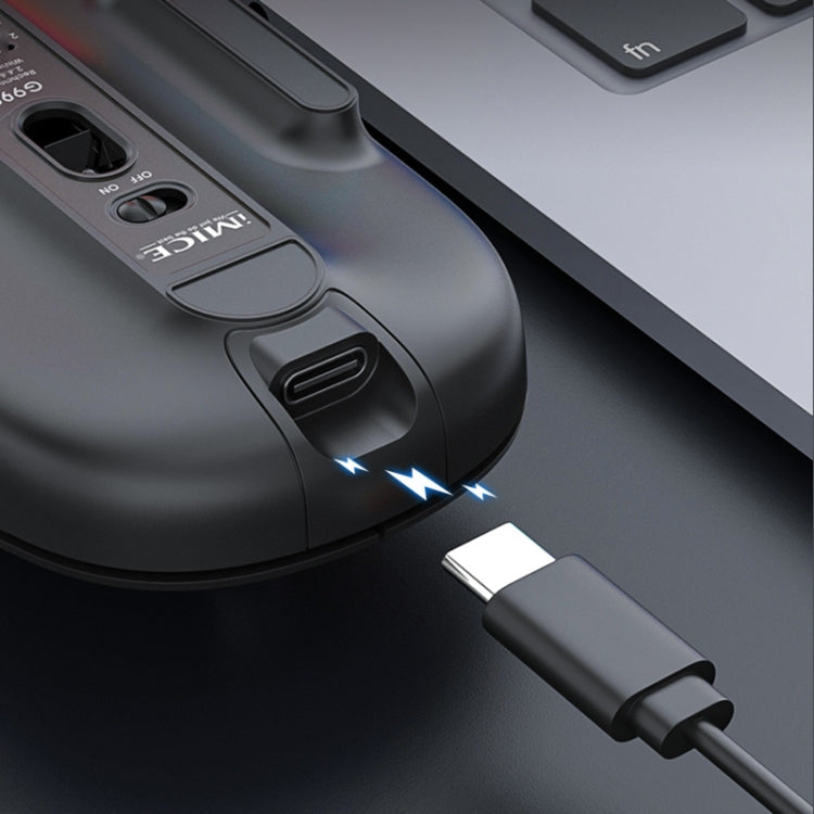 iMICE G901 Bluetooth Dual Mode 7-Button Silent Wireless Gaming Mouse