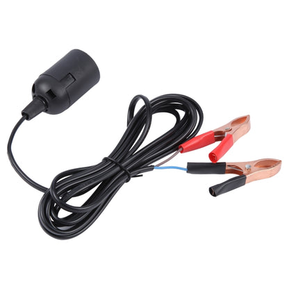 E27 Car Battery Charging Crocodile Clip to Headlight Connection Cable, 1.3m, 2.8m