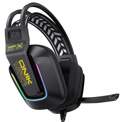 ONIKUMA X13 RGB Colorful Lighting Wired Gaming Headset with Microphone, X13