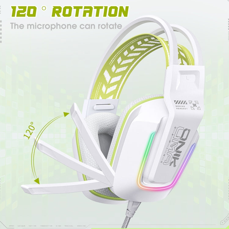 ONIKUMA X13 RGB Colorful Lighting Wired Gaming Headset with Microphone, X13