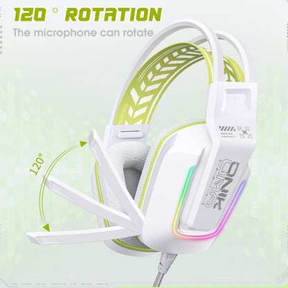ONIKUMA X13 RGB Colorful Lighting Wired Gaming Headset with Microphone, X13