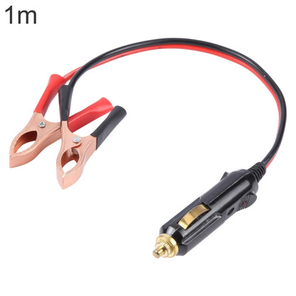 1m Car Battery Charging Crocodile Clip to Cigarette Lighter Connection Cable, 1m