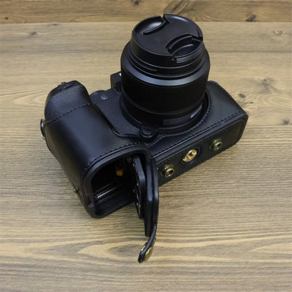 Full Body Leather Camera Case Bag with Strap, For FUJIFILM X-S20
