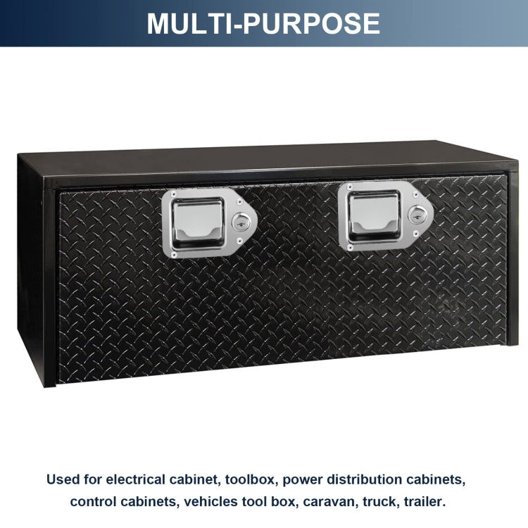 Trailer / Yacht / Truck Stainless Steel Tool Box Lock Paddle Latch & Keys, 1 Set