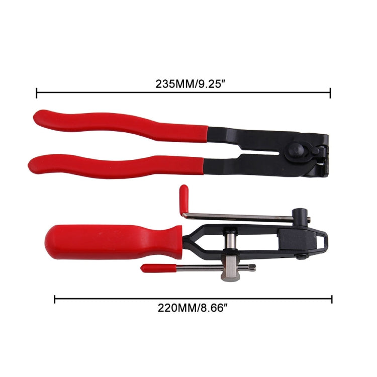 2 in 1 Car CV Joint Boot Clamps Pliers Car Banding Tools Kit Set, CV Joint Boot Clamps Pliers