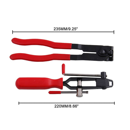 2 in 1 Car CV Joint Boot Clamps Pliers Car Banding Tools Kit Set, CV Joint Boot Clamps Pliers