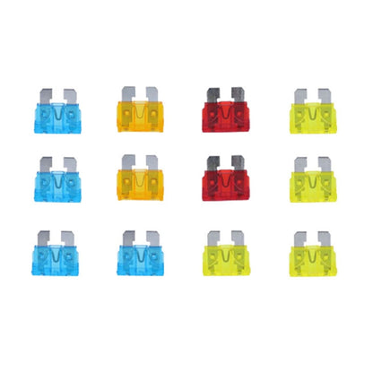 6 Way Fuse Block with 24pcs Fuses and 12pcs Terminals, 6 Way with 24pcs Terminals