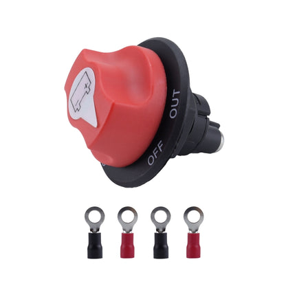 Yacht RV 12V 50A Battery DC Switch with 4pcs Terminals, CP-4483