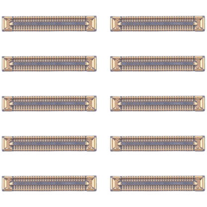 10pcs Motherboard LCD Display FPC Connector, For Samsung Galaxy A25 SM-A256B, For Samsung Galaxy A15 5G SM-A156B, For Samsung Galaxy S24 Ultra SM-S928B, For Samsung Galaxy S24+ SM-S926B, For Samsung Galaxy S24 SM-S921B, For Samsung Galaxy A15 S-A155F