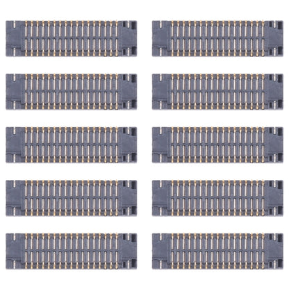 10pcs Motherboard LCD Display FPC Connector, For Samsung Galaxy A25 SM-A256B, For Samsung Galaxy A15 5G SM-A156B, For Samsung Galaxy S24 Ultra SM-S928B, For Samsung Galaxy S24+ SM-S926B, For Samsung Galaxy S24 SM-S921B, For Samsung Galaxy A15 S-A155F