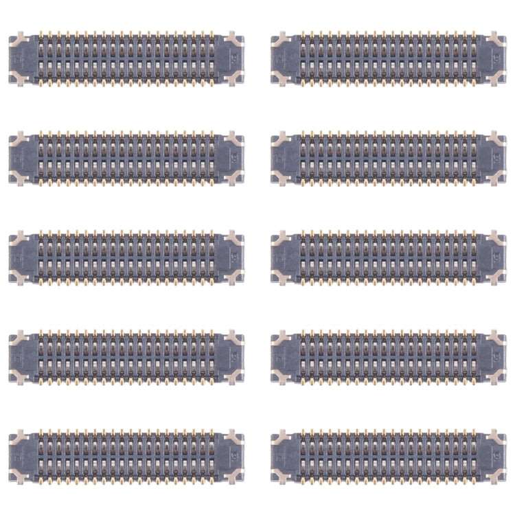 10pcs Motherboard LCD Display FPC Connector, For Samsung Galaxy A25 SM-A256B, For Samsung Galaxy A15 5G SM-A156B, For Samsung Galaxy S24 Ultra SM-S928B, For Samsung Galaxy S24+ SM-S926B, For Samsung Galaxy S24 SM-S921B, For Samsung Galaxy A15 S-A155F