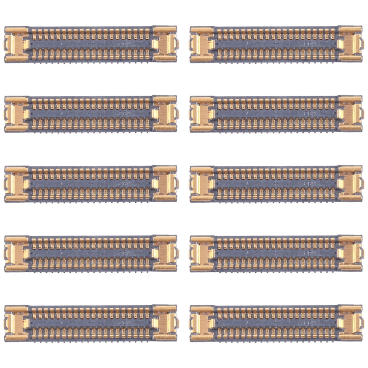 10pcs Motherboard LCD Display FPC Connector, For Samsung Galaxy A25 SM-A256B, For Samsung Galaxy A15 5G SM-A156B, For Samsung Galaxy S24 Ultra SM-S928B, For Samsung Galaxy S24+ SM-S926B, For Samsung Galaxy S24 SM-S921B, For Samsung Galaxy A15 S-A155F