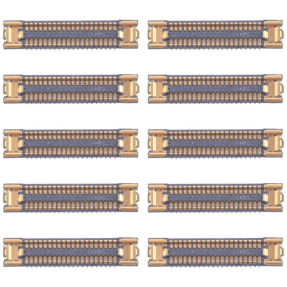 10pcs Motherboard LCD Display FPC Connector, For Samsung Galaxy A25 SM-A256B, For Samsung Galaxy A15 5G SM-A156B, For Samsung Galaxy S24 Ultra SM-S928B, For Samsung Galaxy S24+ SM-S926B, For Samsung Galaxy S24 SM-S921B, For Samsung Galaxy A15 S-A155F