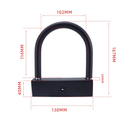 Car U-shaped Anti-theft Alarm Lock