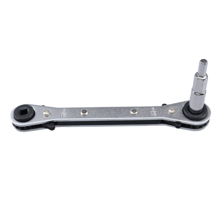 34pcs / Set T6 Air Conditioning Valve Core Remover Installer Tool with Dual Size SAE 1/4 and 5/16 Ports, 34pcs / Set