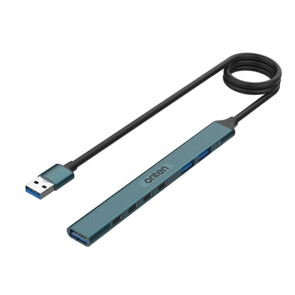 Onten UA972C 7 in 1 USB3.0 to USB3.0 + USB2.0x2 + Type-Cx4 HUB Docking Station, UA972C