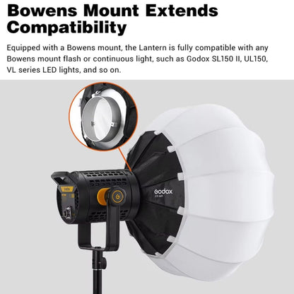 Godox Folding Lantern Softbox Bowens Mount Softbox, CS-50D, CS-65D, CS-85D