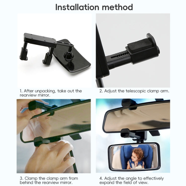 3R-2361 Car Auxiliary Rearview Side Mirror Wide Angle Interior Mirror, 3R-2361